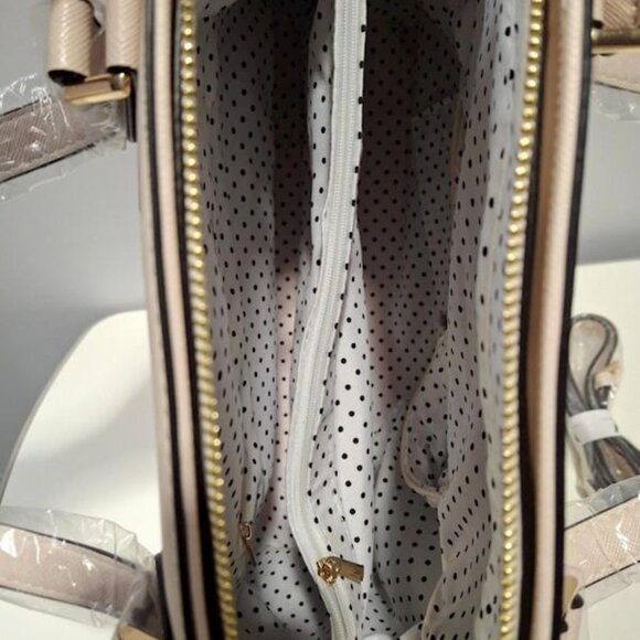 Vanessa Williams Women's Off White Size Large Lush Round Satchel - Picture 3 of 4